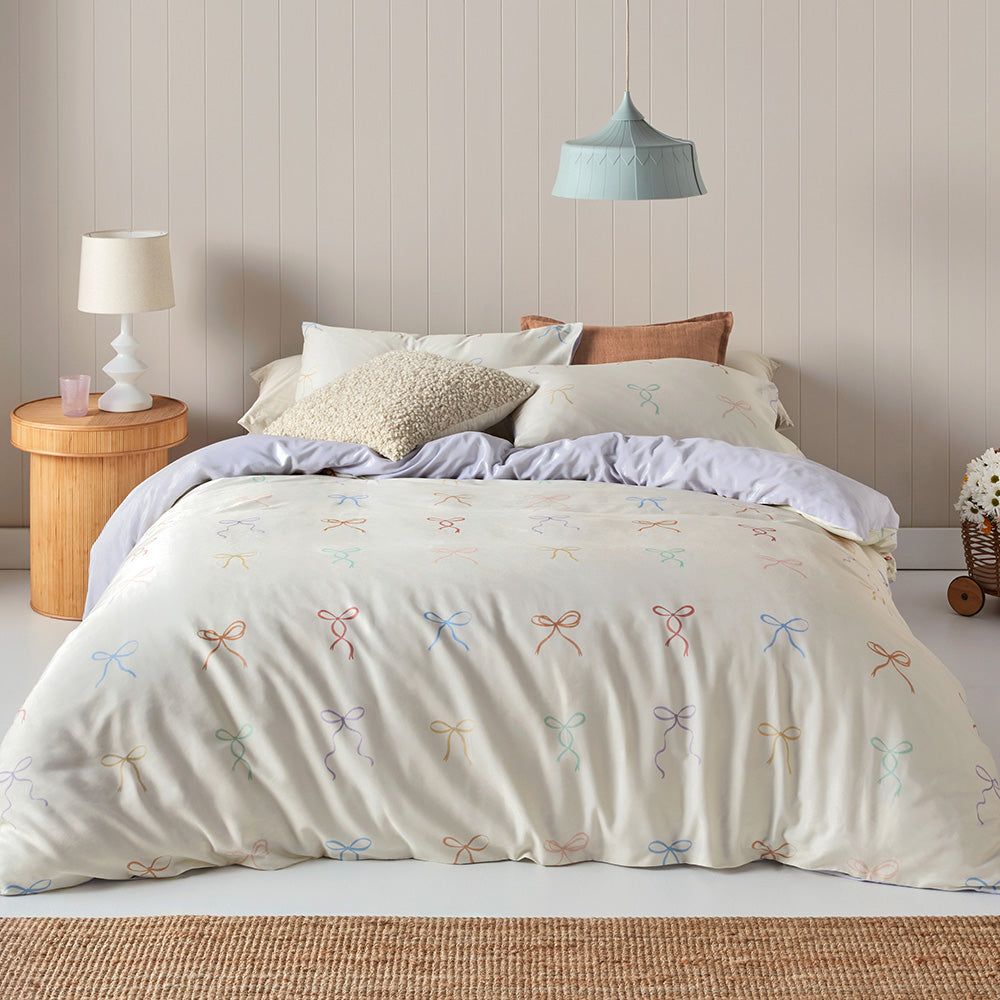 Bows Quilt Cover Set