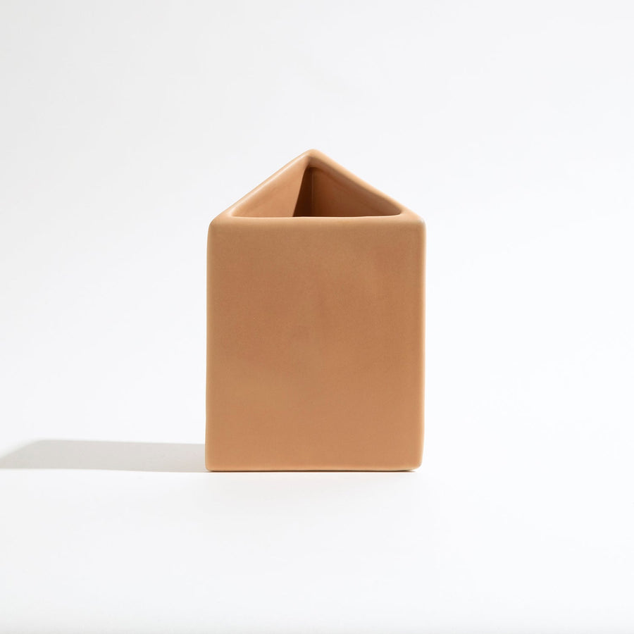 Trio Vase Small Decorator BEN DAVID BY KAS Cream of Peach Small 13.5x7x19cm