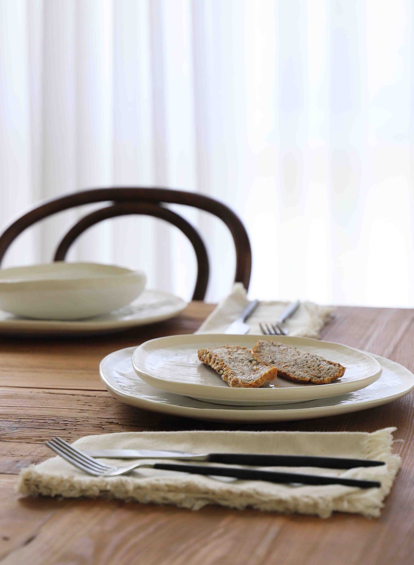 Organic Linen Dinner Plate