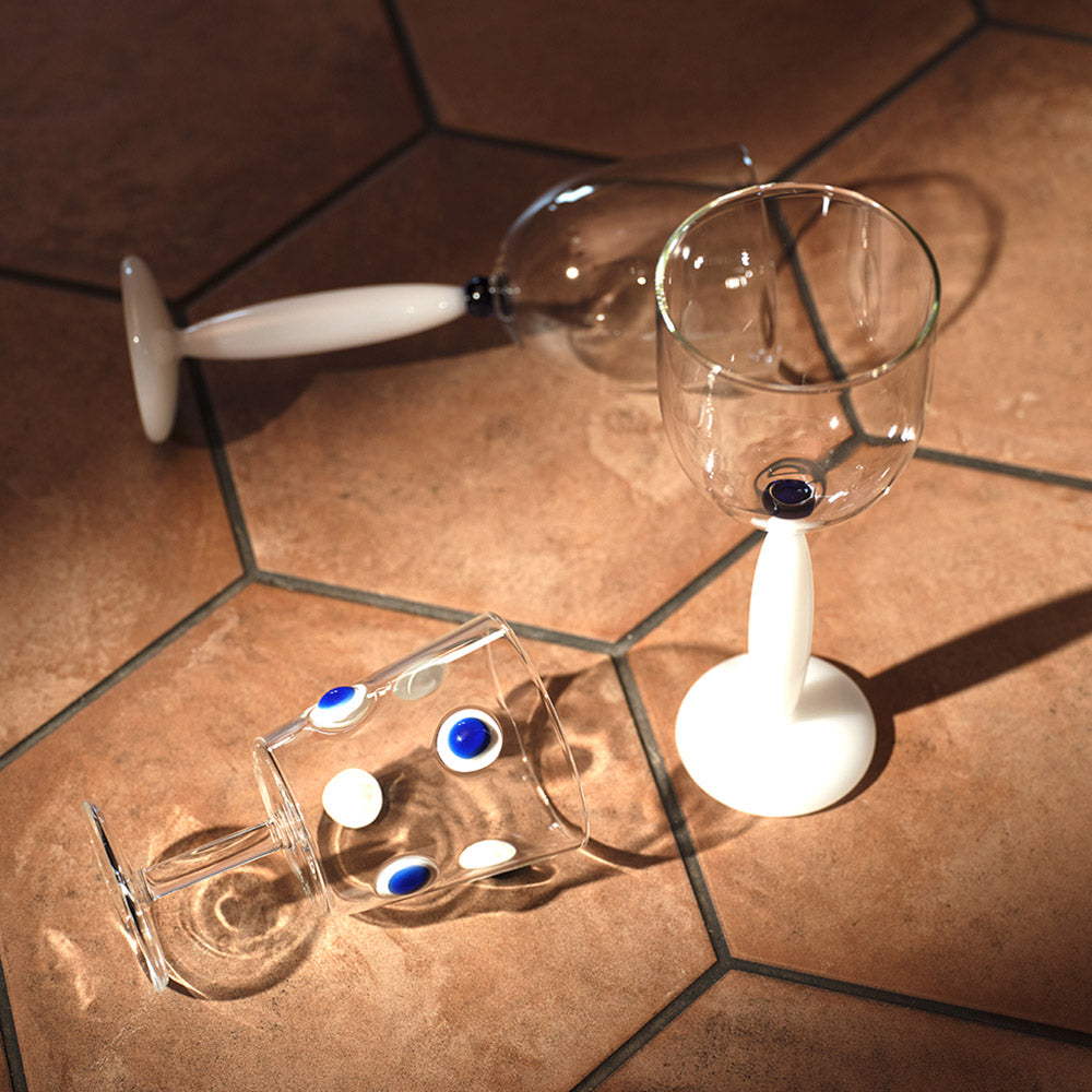 Kyoto White Wine Glass Pair