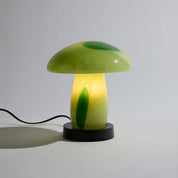 Mushroom Spots Lime Lamp