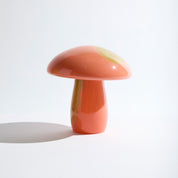 Mushroom Spots Orange Lamp