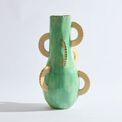Cabana Tall Vase Aqua