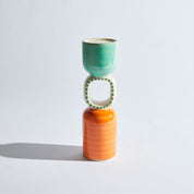 Cabana Short Candle Holder Aqua