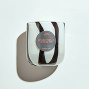 Candy stripe scented candle