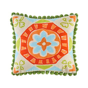 Bellevue Multi Colour Cushion, vibrant colours, front view