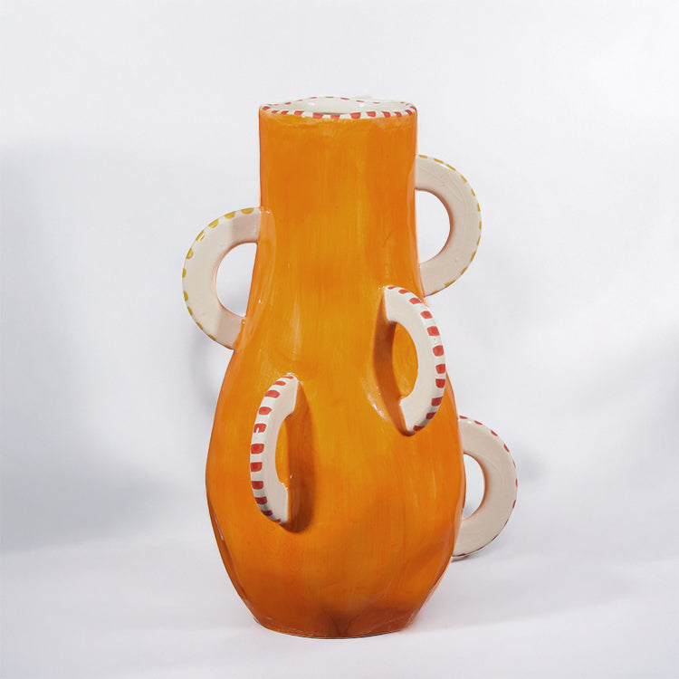 Cabana Large Vase Orange