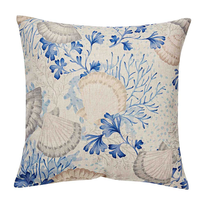 Coral Blue Outdoor Cushion