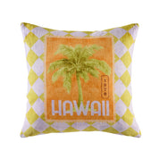 Hawaii Multi Colour Cushion, vibrant tropical design, front view