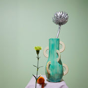 Cabana Tall Vase Aqua