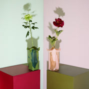 Cubism Green Vase