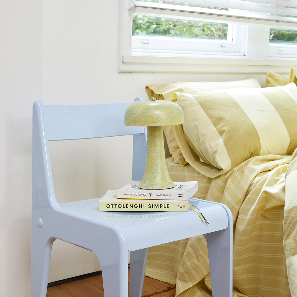 Pinstripe Lime Sheet Set