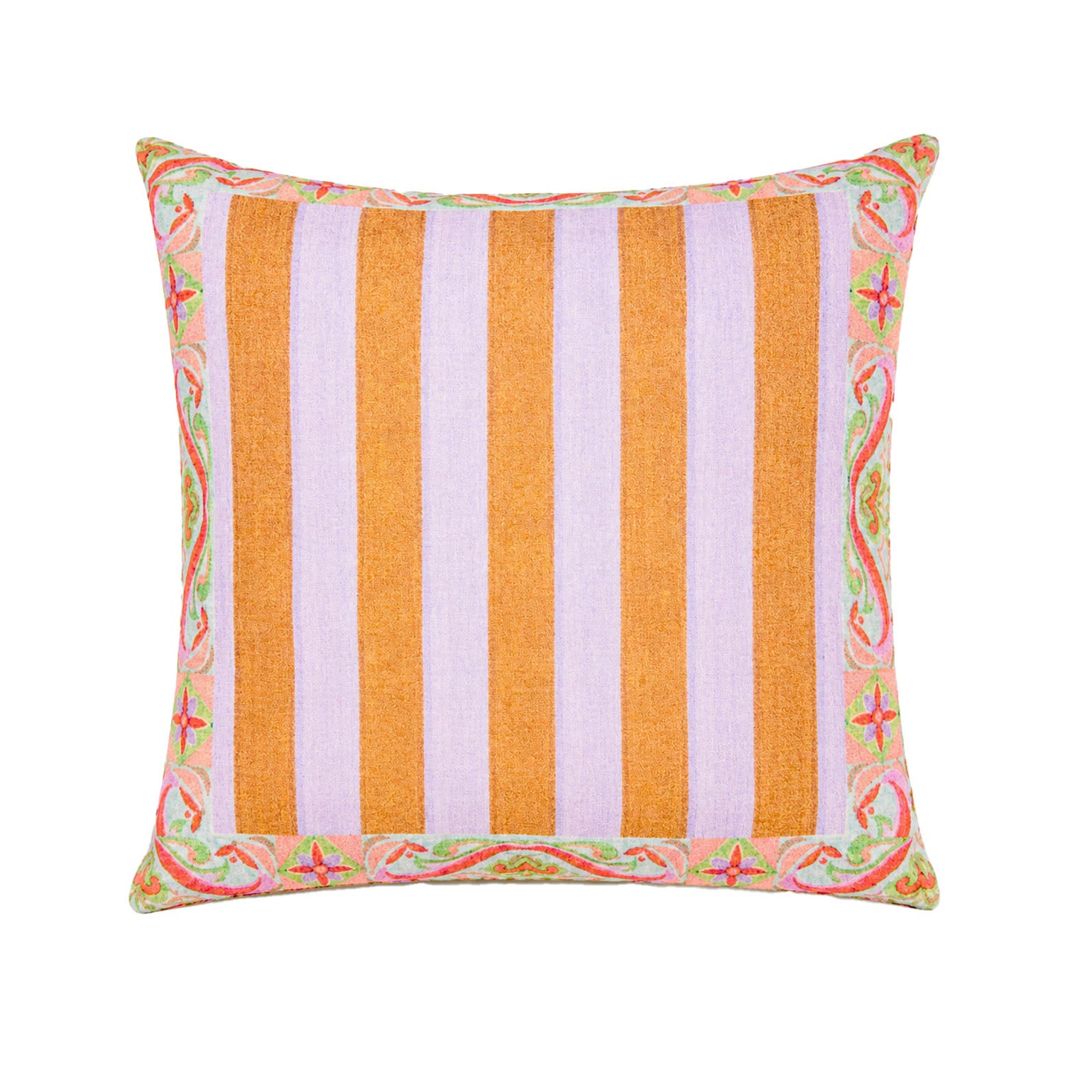 Sally Stripe Velvet Cushion