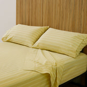 Pinstripe Lime Sheet Set