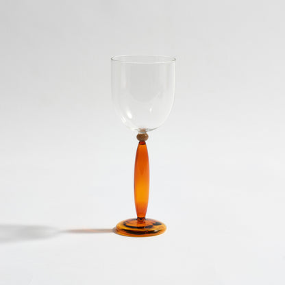 Kyoto Amber Wine Glass Pair