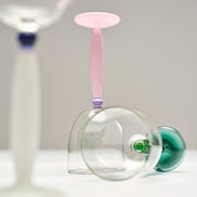 Kyoto Pink Wine Glass Pair