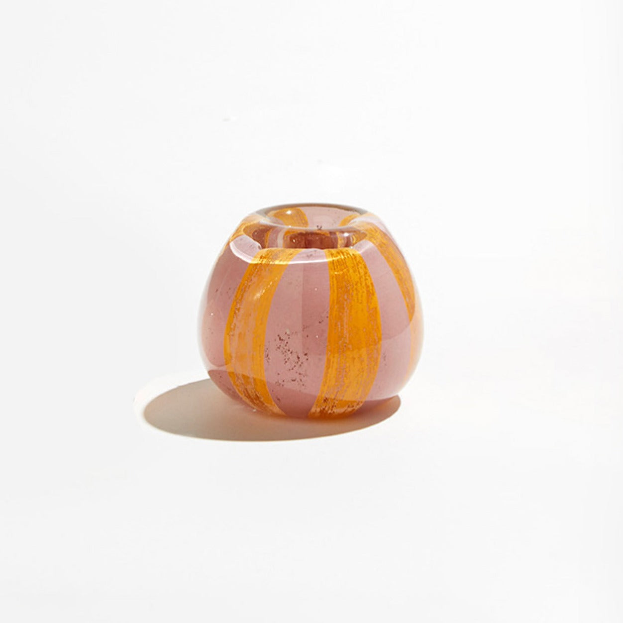 Candy Stripe Candle Holder large