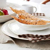 Organic Linen Plate DINNERWARE Ben David by KAS 