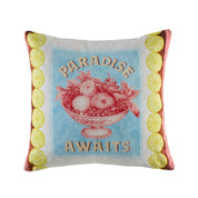 Paradise Multi Colour Cushion, vibrant colours, front view, 50x50cm