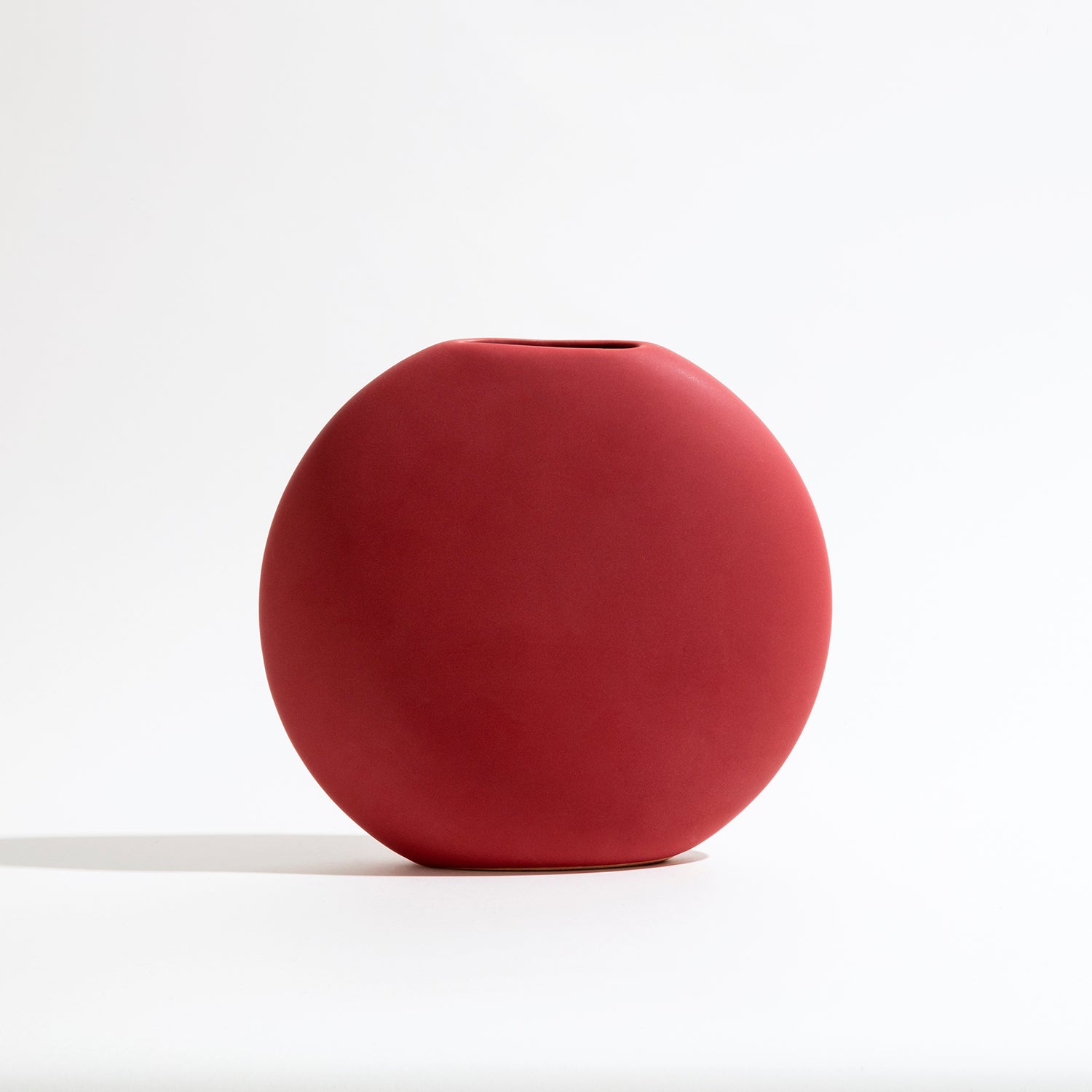 Round Medium Flat Vase