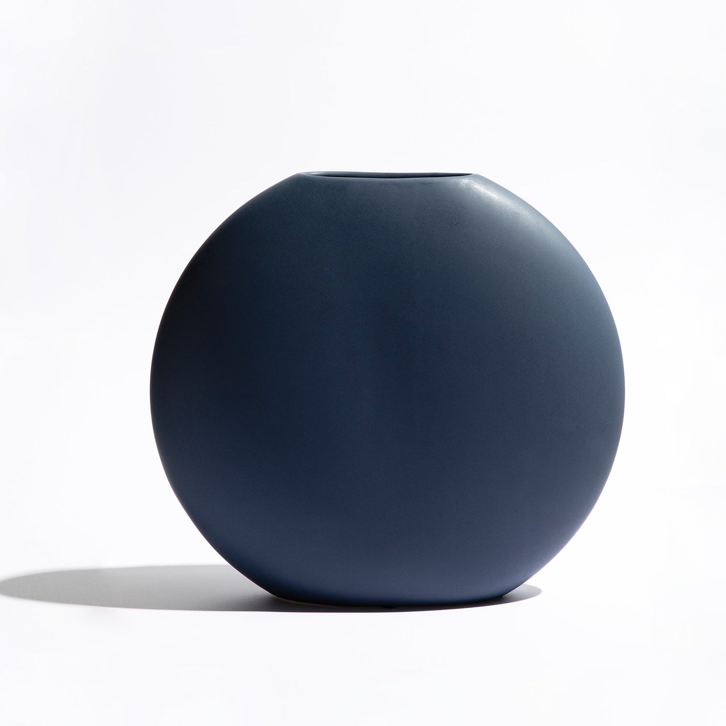 Round Large Flat Vase