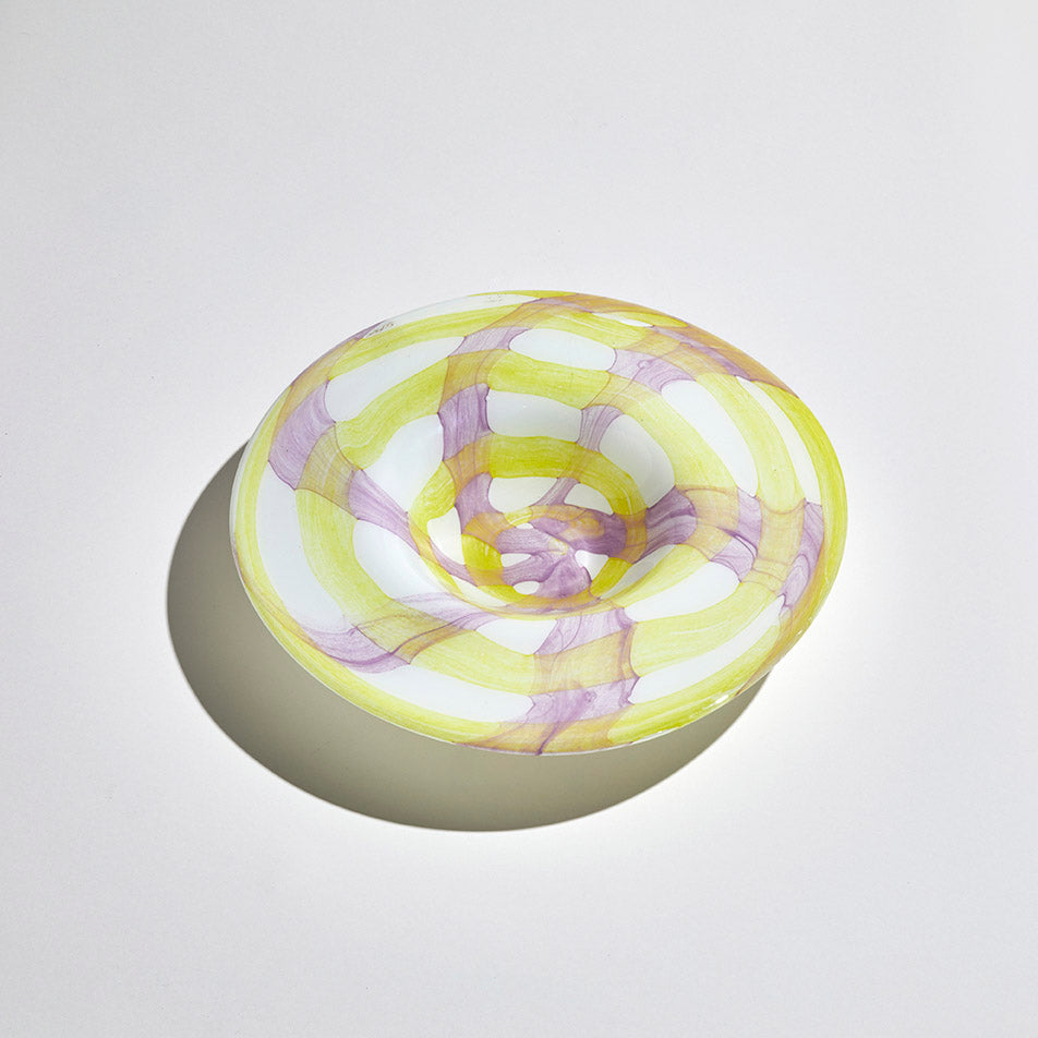 Vivid Check Fruit Bowl