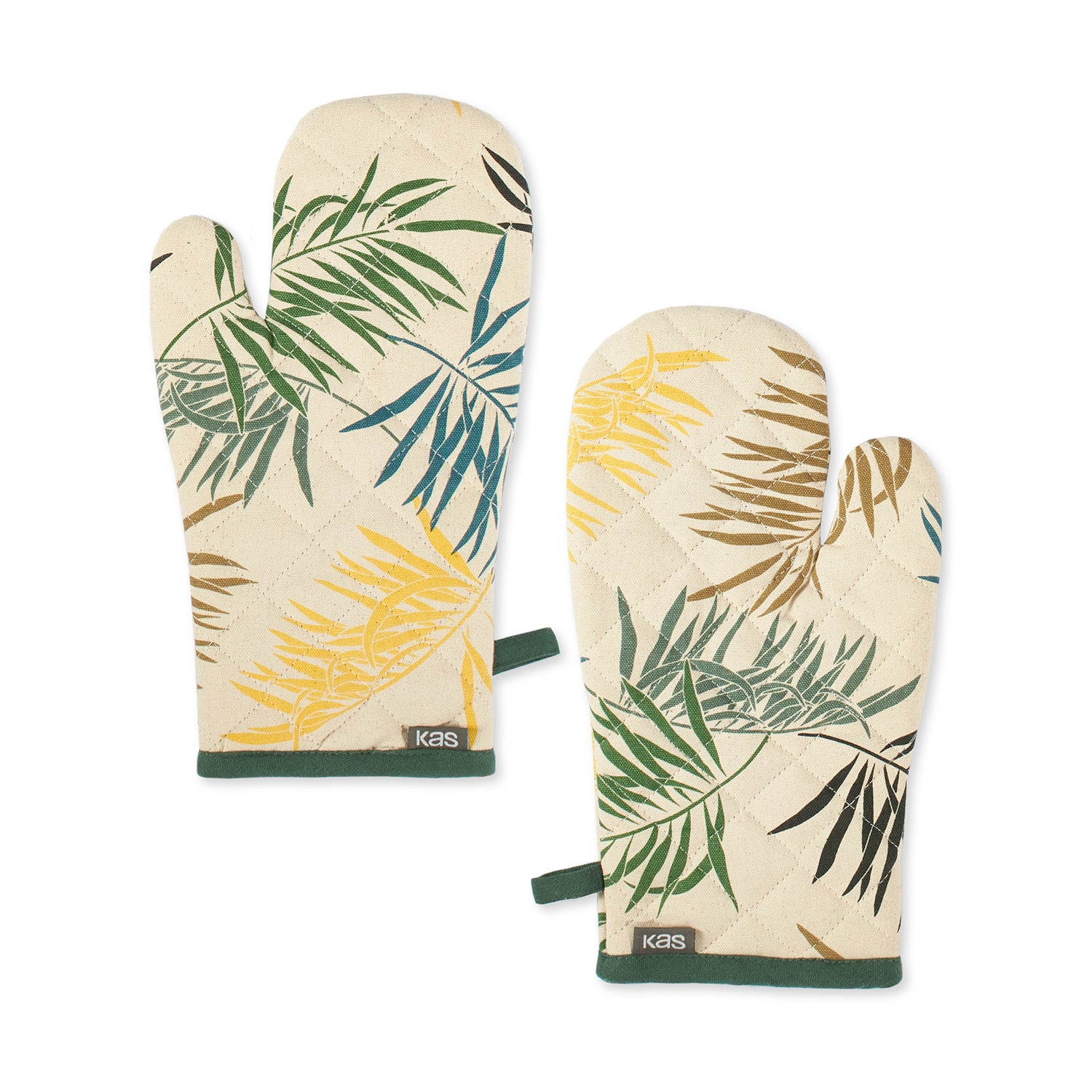 Aruba Oven Mitts TEA TOWEL KAS AUSTRALIA Multi Pair 18x33cm, Set of 2