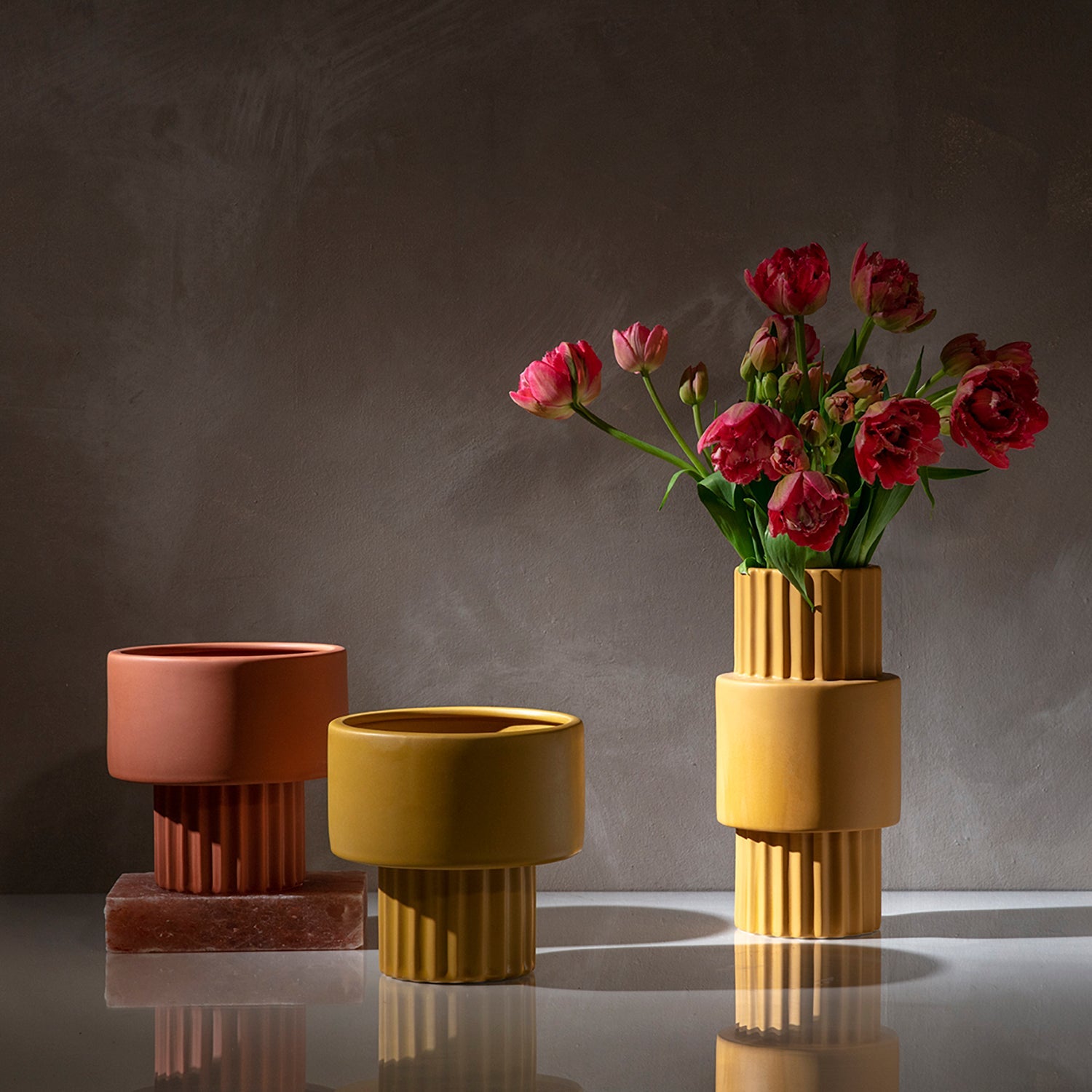Industry Tall Vase DECORATOR BEN DAVID BY KAS 