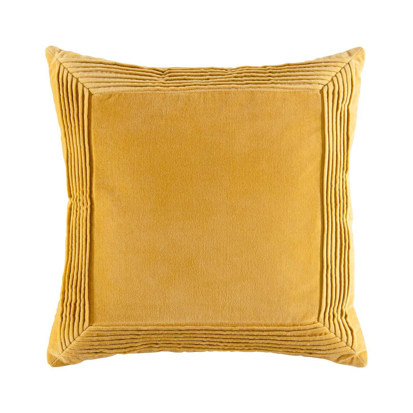 Jasper Cushion Cushion KAS AUSTRALIA Mustard Square 50x50cm