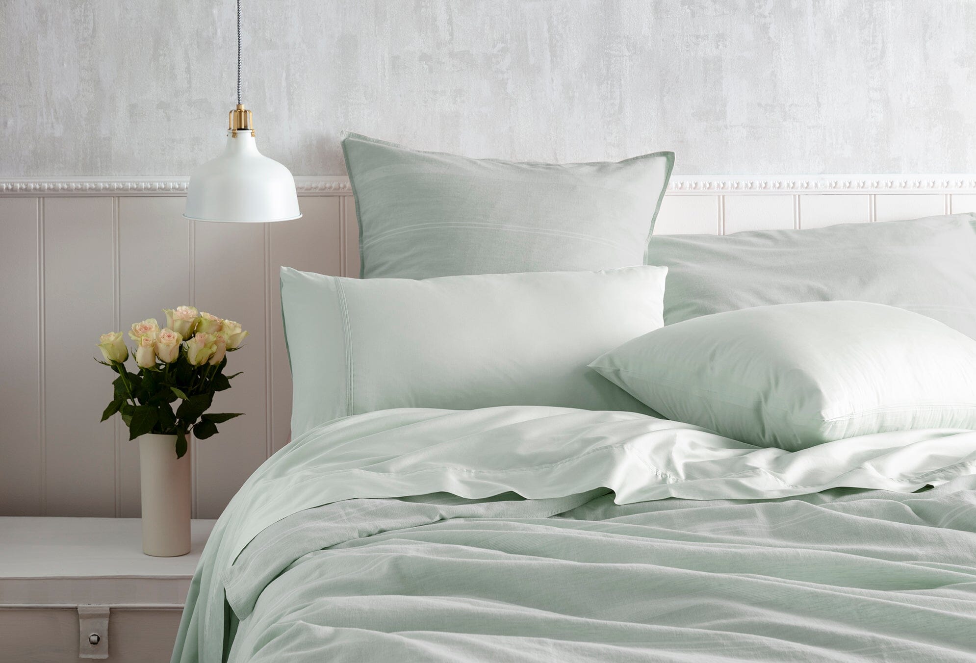 Kas Sage Sheet Set SHEET SET KAS AUSTRALIA 