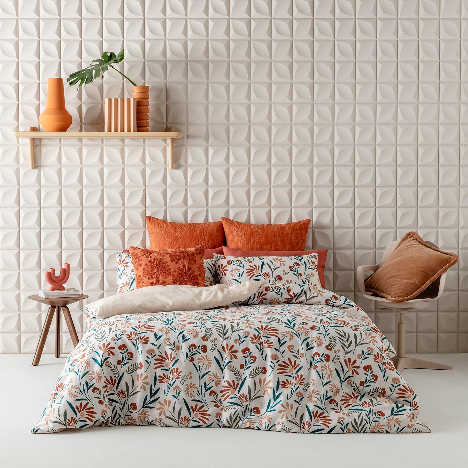 Manara Quilt Cover Set BED LINEN KAS AUSTRALIA Multi Double 180x210cm + 2PC 48x73cm