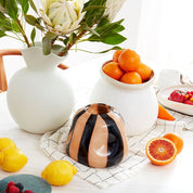 Organic Linen Pod X-Large CERAMIC VASE Ben David by KAS 