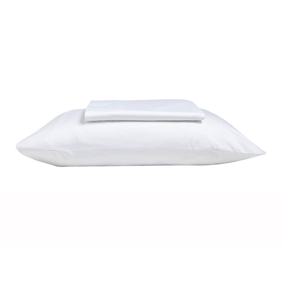 Kas White Sheet Set SHEET SET KAS AUSTRALIA White Superking 203x203x50cm +270x290cm + 2PC 48x73cm