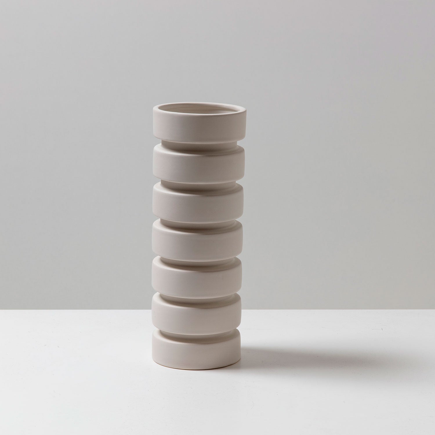 Mima Vase DECORATOR BEN DAVID BY KAS Natural One Size 12.5x12.5x32.5cm