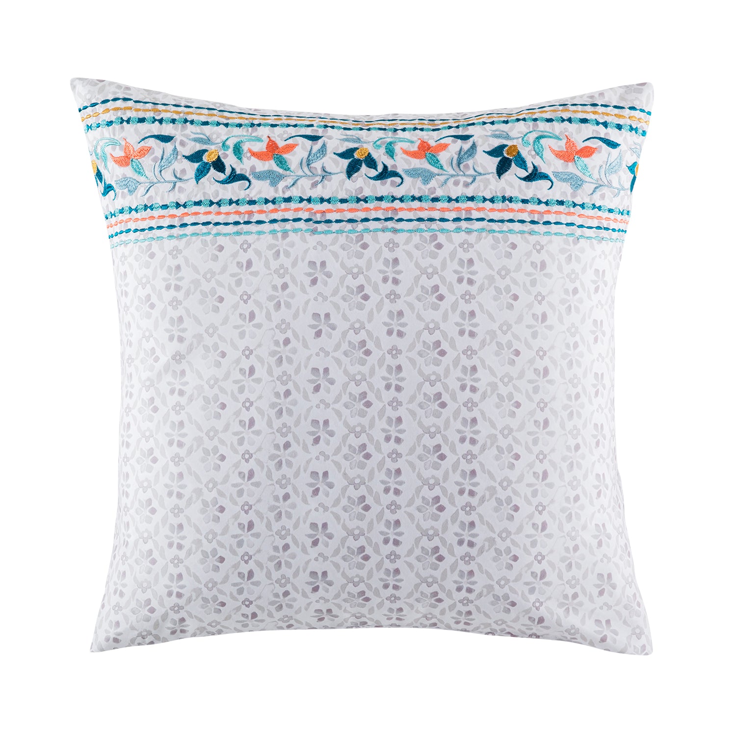 Vernie Euro Pillowcase EURO PILLOWCASE KAS AUSTRALIA Multi Square 65x65cm